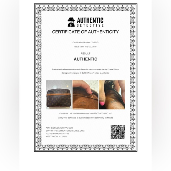 Louis Vuitton LV Monogram Canvas – Vintage 1992 w/ COA - Picture 2 of 15